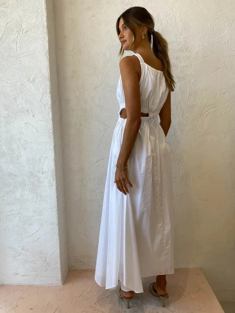 Camilla and Marc Coppola Dress White Size 8 for rent on The Volte - main image