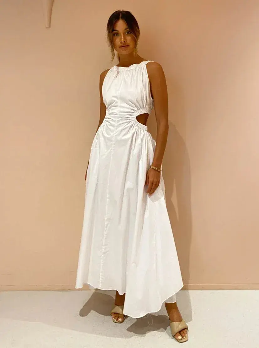 Camilla and Marc Coppola Dress White Size 8 for rent on The Volte - main image