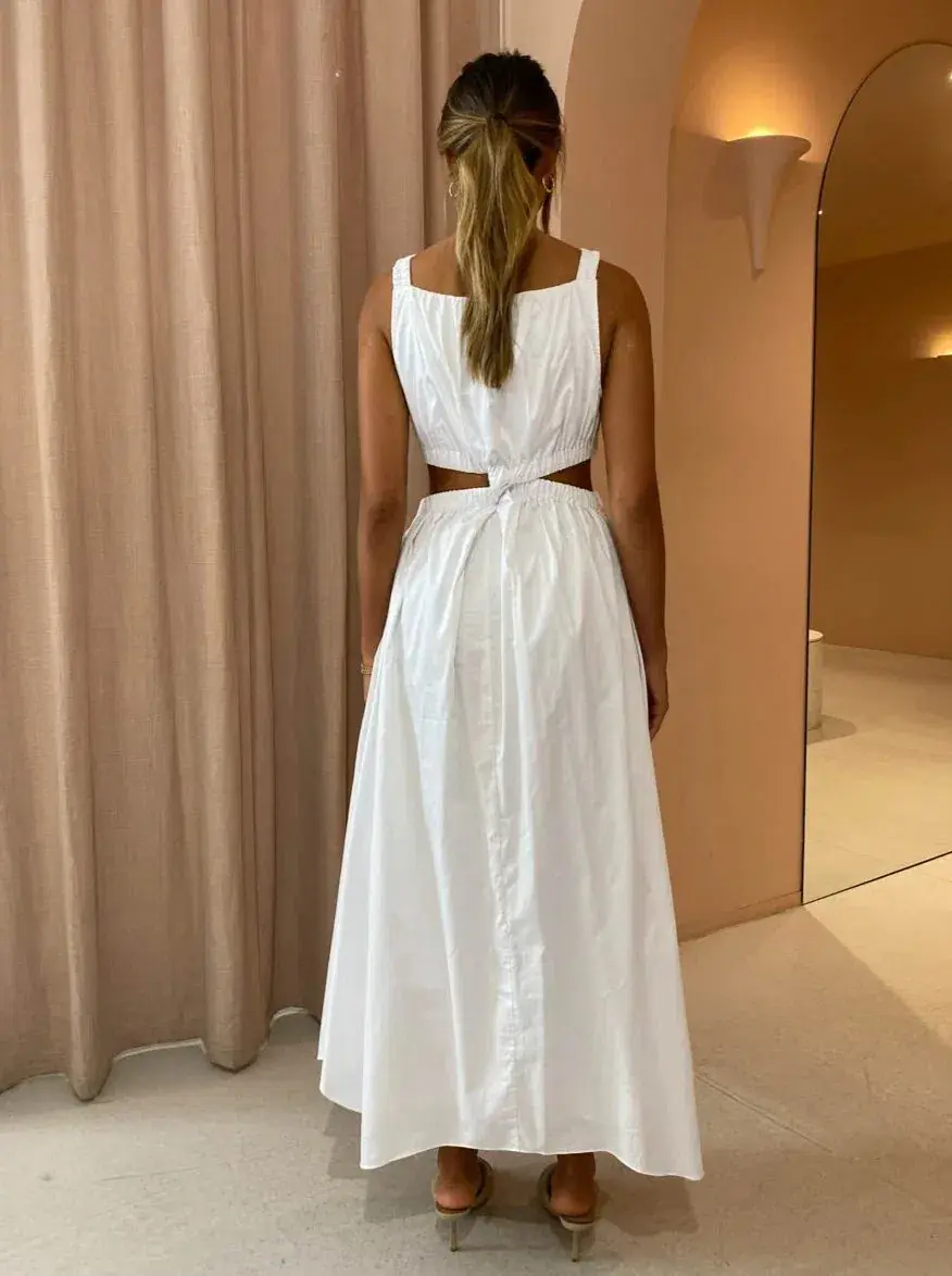Camilla and Marc Coppola Dress White Size 8 for rent on The Volte - main image