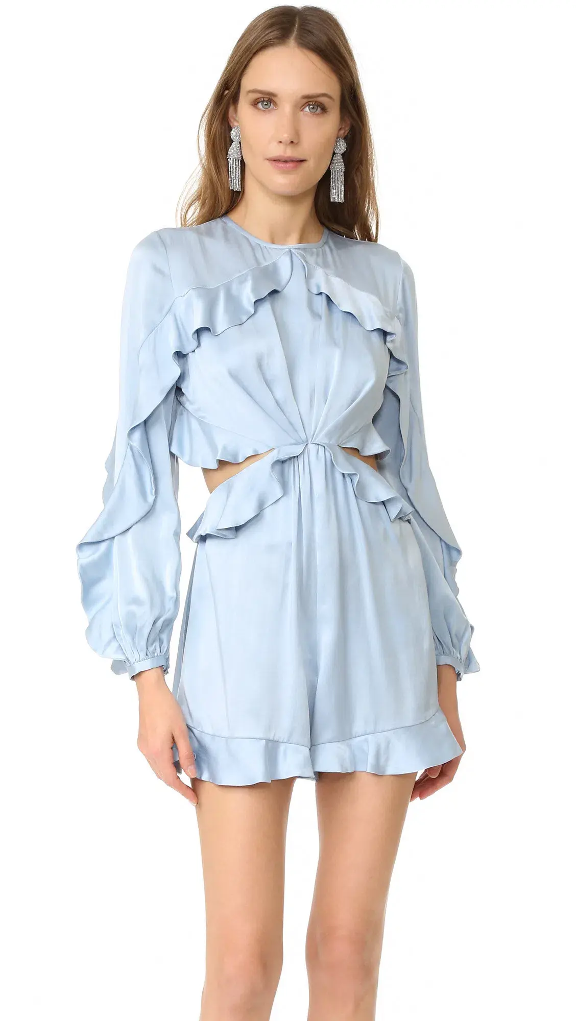 Zimmermann Winsome Playsuit Blue Size 1/ Au 10 - Image 2