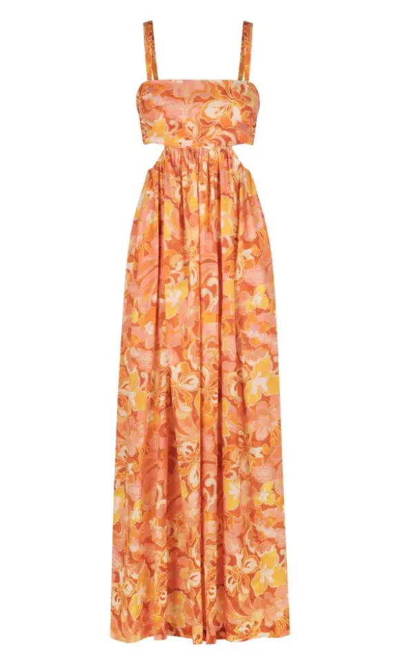 Hansen & Gretel Iman Dress Sunset Swirl Size S / Au 8 - Image 3
