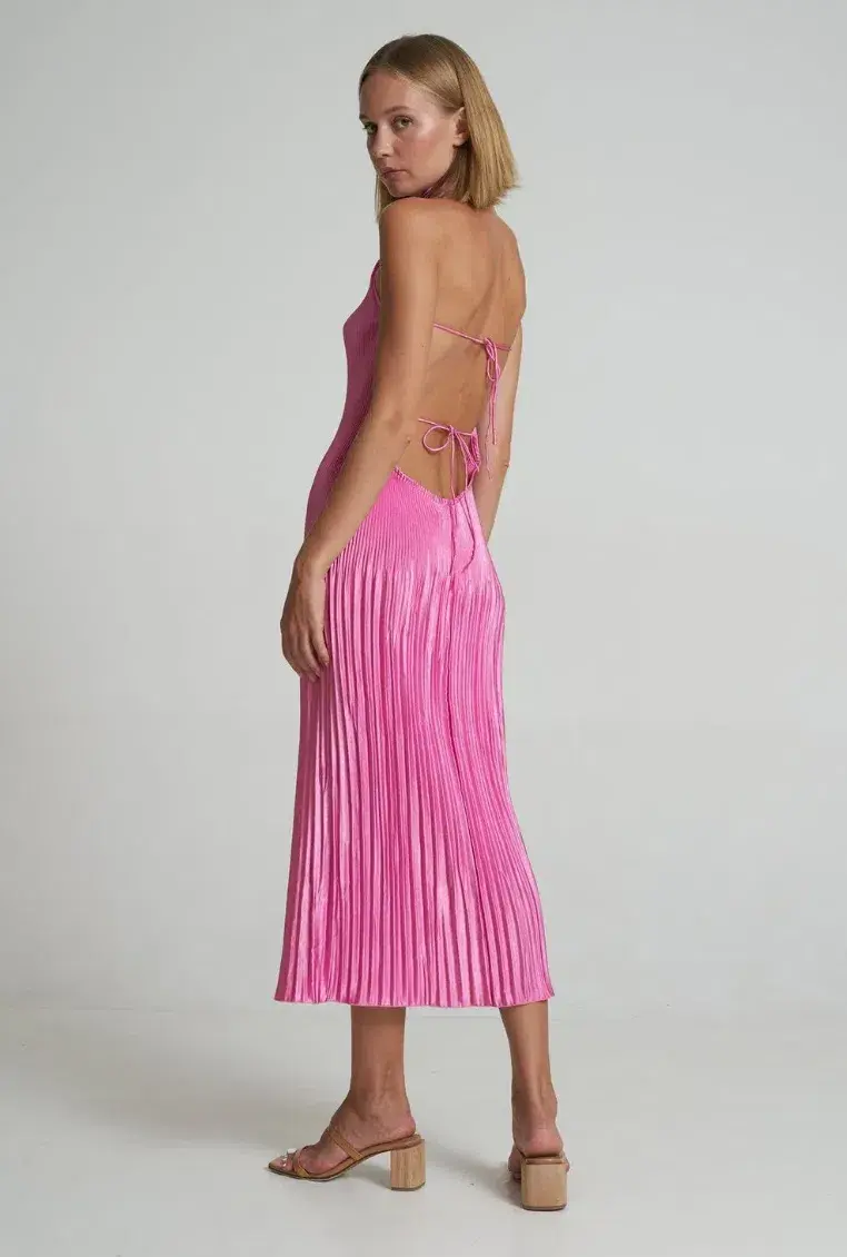 L'Idee Soiree Klum Gown in Hot Pink Size 10 - Image 3