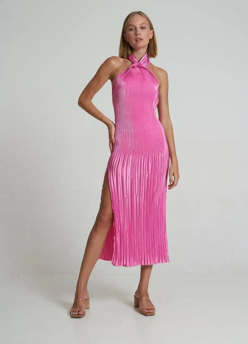 L'Idee Soiree Klum Gown in Hot Pink Size 10 - Image 1