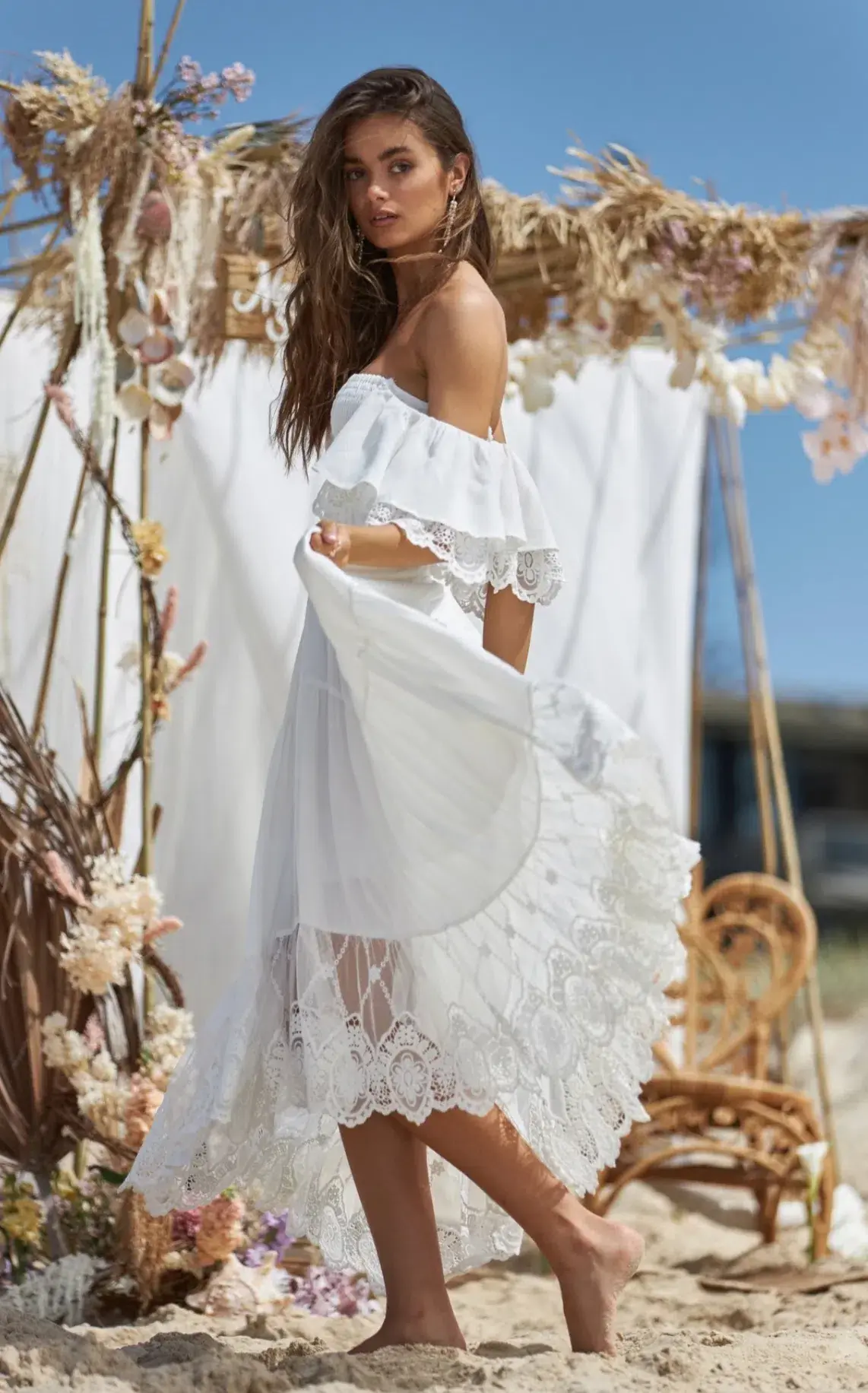 Coven & Co Folklore Gown Natural White Size M  - Image 2