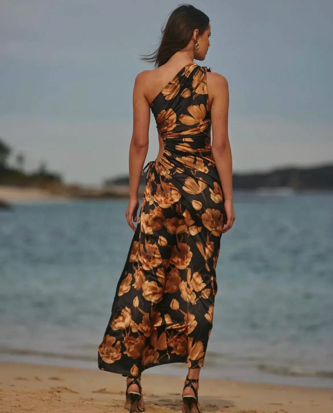 Sonya Nour Marabella Maxi Dress Print Size 10 - Image 4