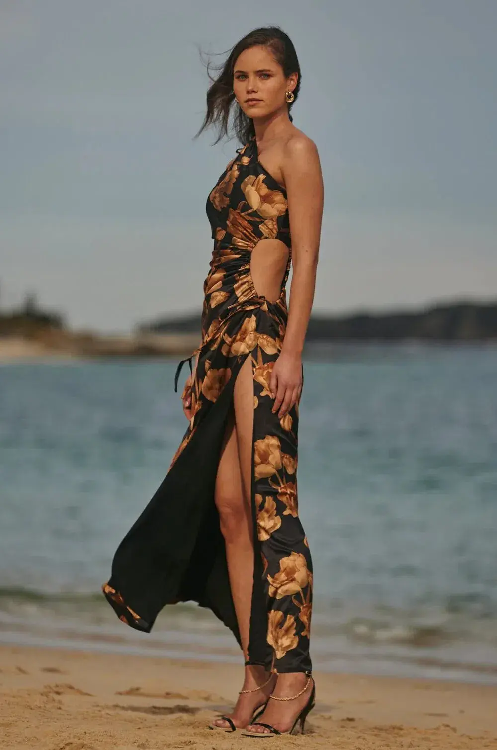 Sonya Nour Marabella Maxi Dress Print Size 10 - Image 2