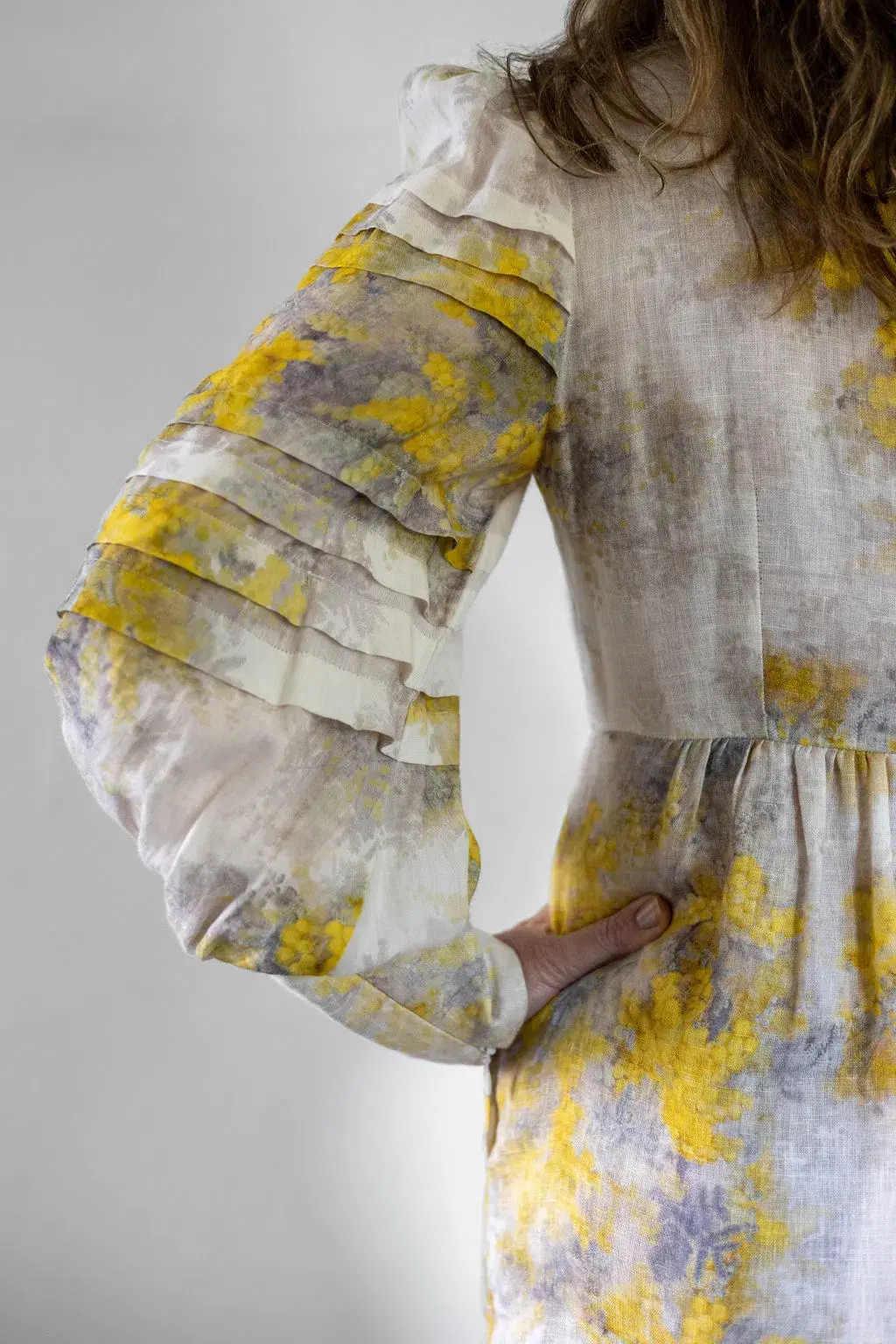 Zimmermann Botanica Wattle Linen Mini Dress Print Size 1 / Au 10 - Image 7