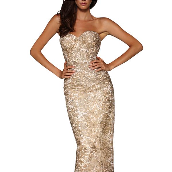 ELLE ZEITOUNE JAYCE GOLD SIZE 6 - Image 4