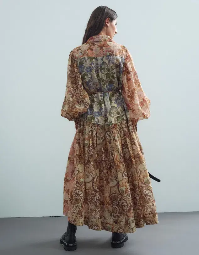 Alemais Phillipa Shirtdress Mix Floral Size 14  - Image 3