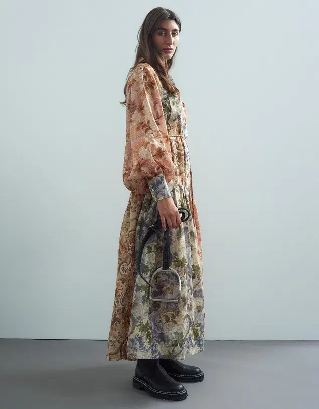 Alemais Phillipa Shirtdress Mix Floral Size 14  - Image 2