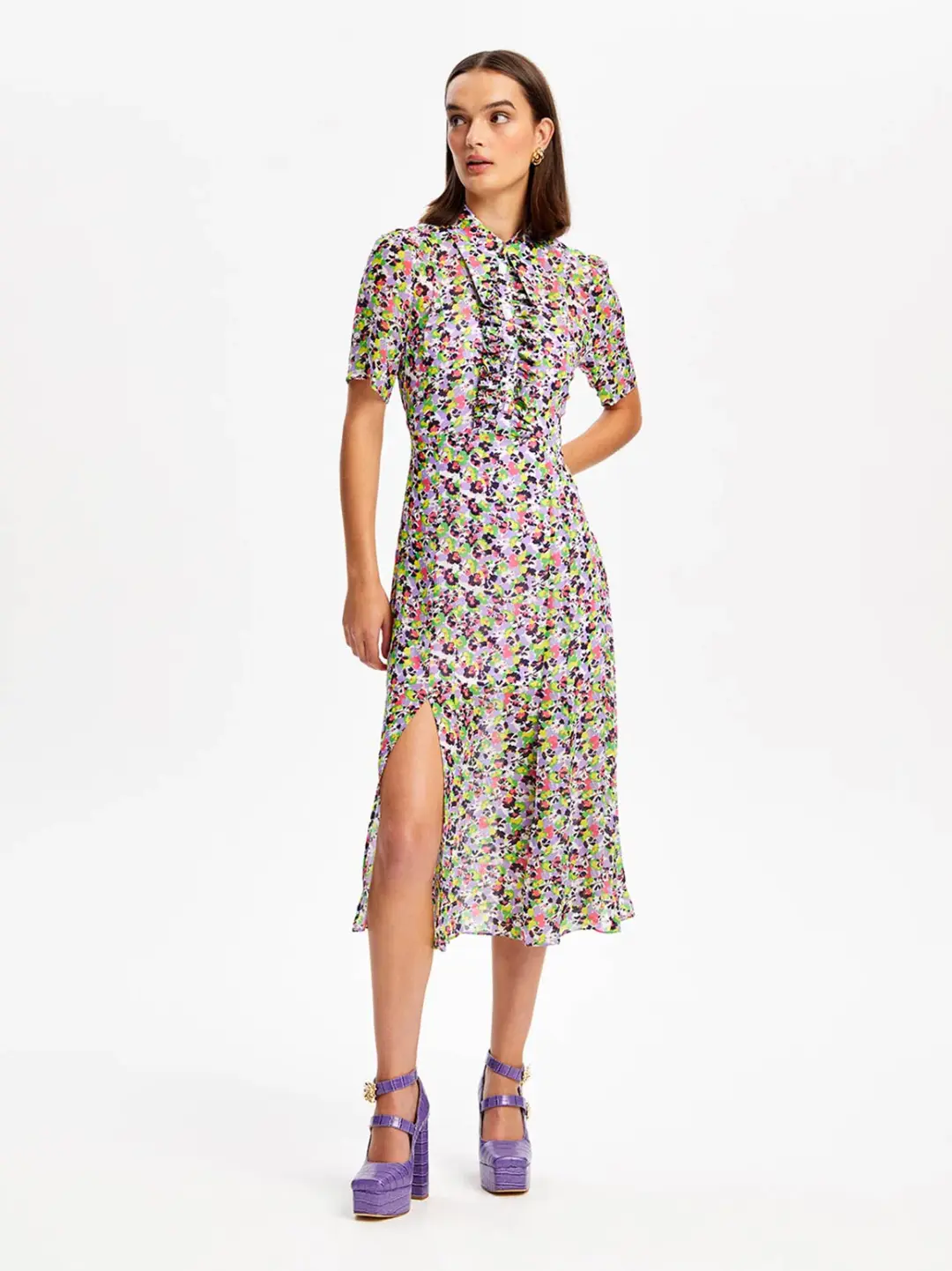 Alice McCall Midnight Sun Midi Dress Multi Size XS / Au 6 for rent on The Volte - main image