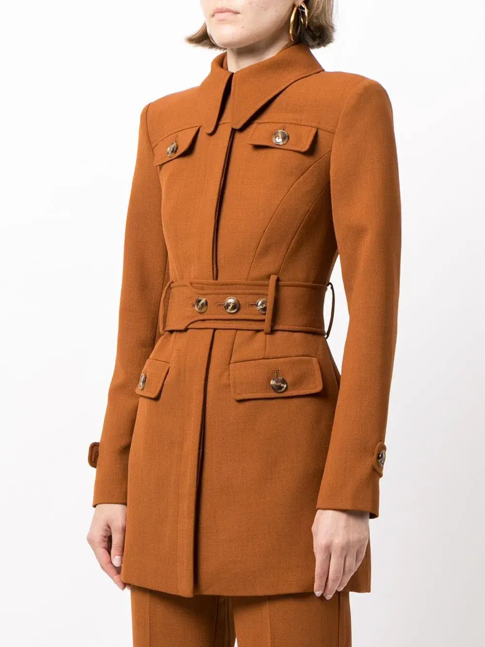Alice McCall Journey Belted Blazer Dress Brown Size 10  - Image 2