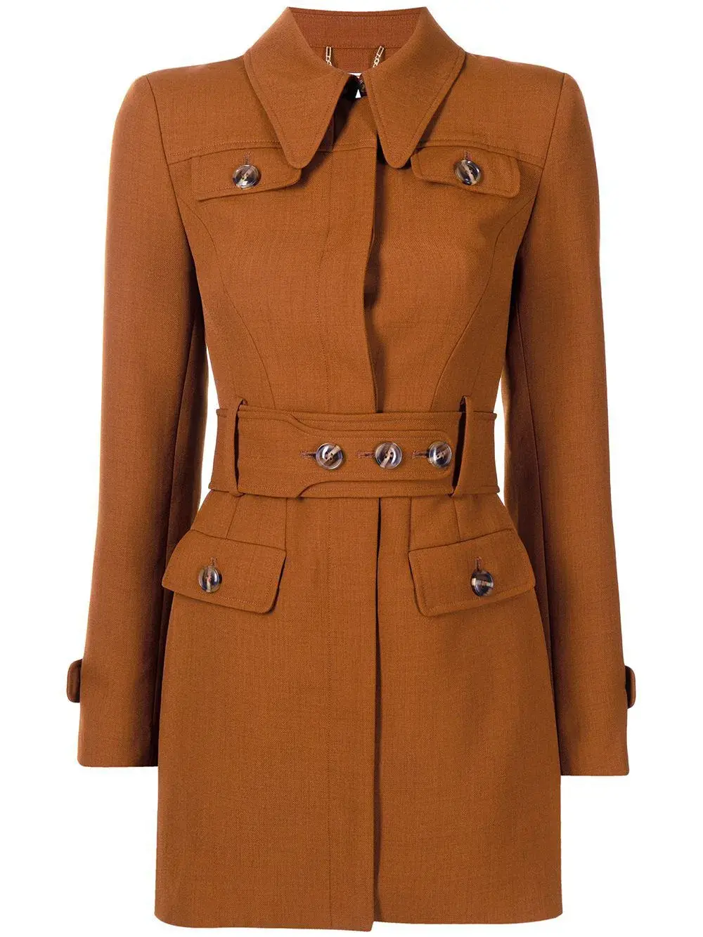 Alice McCall Journey Belted Blazer Dress Brown Size 10  - Image 4