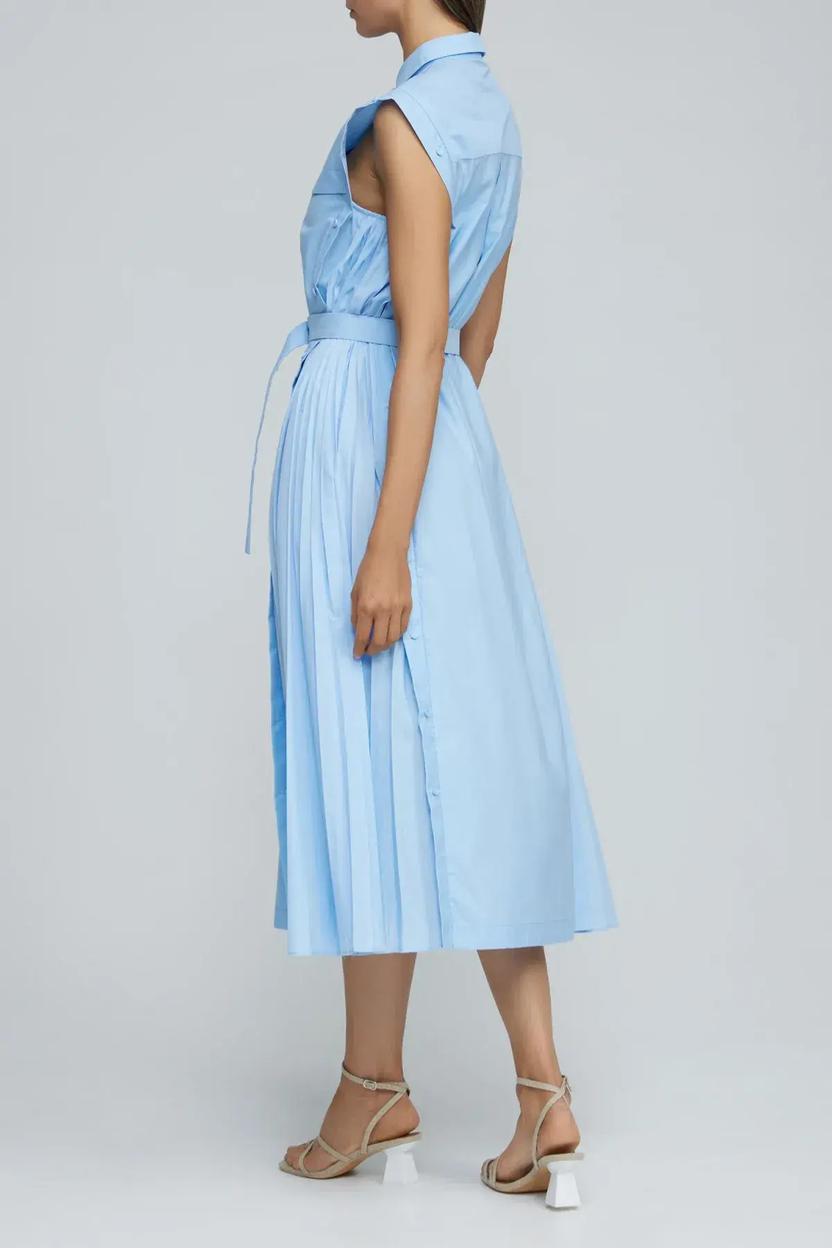 Acler Alcott Dress Blue Size 12 - Image 3