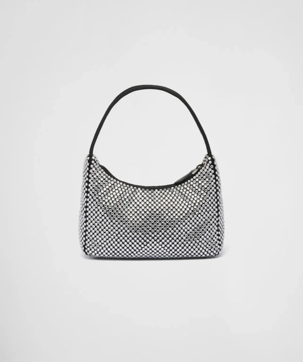 Prada Satin Mini-Bag with Crystals - Image 9