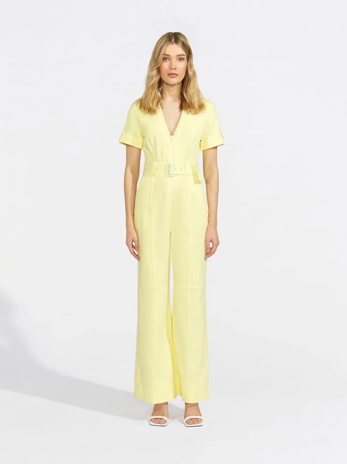 Alice McCall Daisy Dreams Jumpsuit in Citrus Yellow Size 8 - Image 1