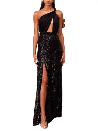 Alamour Maria Dress Black Sequin Size M/ Au 10 - Image 6