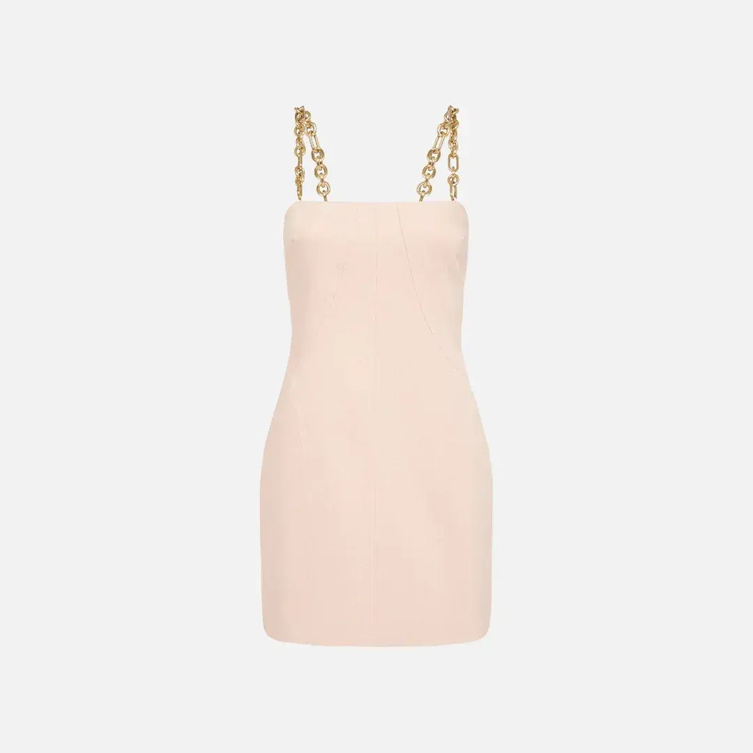 Manning Cartell Fan Girl Chain Mini Dress Blush Pink Size 8 - Image 4