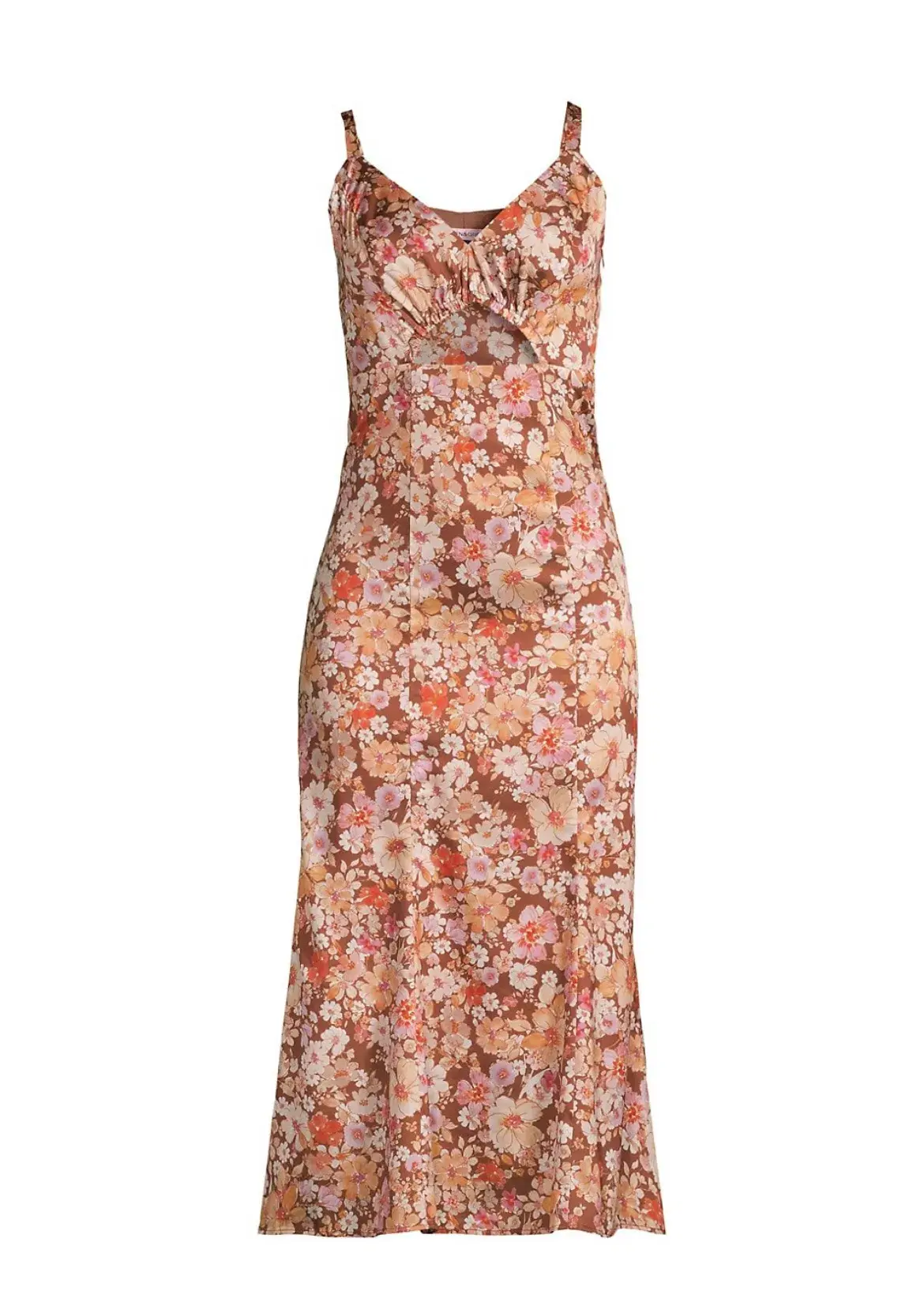 Hansen & Gretel Bisset Floral Midi Dress Print Size XS/ AU 6 - Image 3