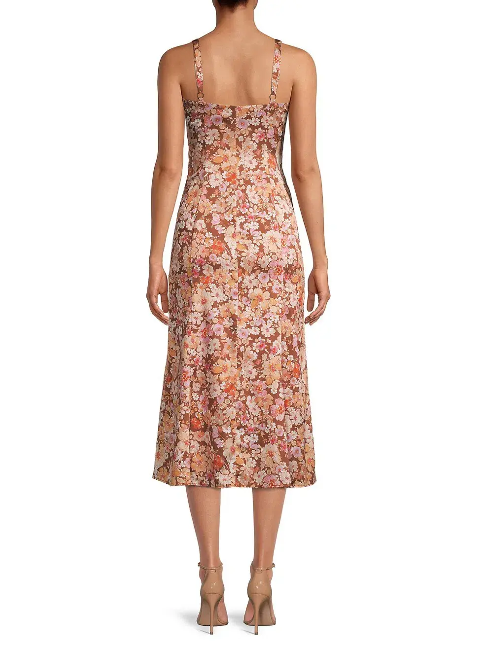 Hansen & Gretel Bisset Floral Midi Dress Print Size XS/ AU 6 - Image 2