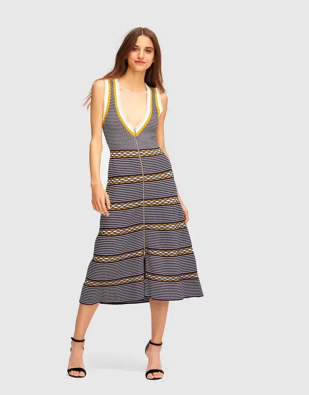 Alice McCall Strange Girl Midi Dress in Print Size 4 for rent on The Volte - main image