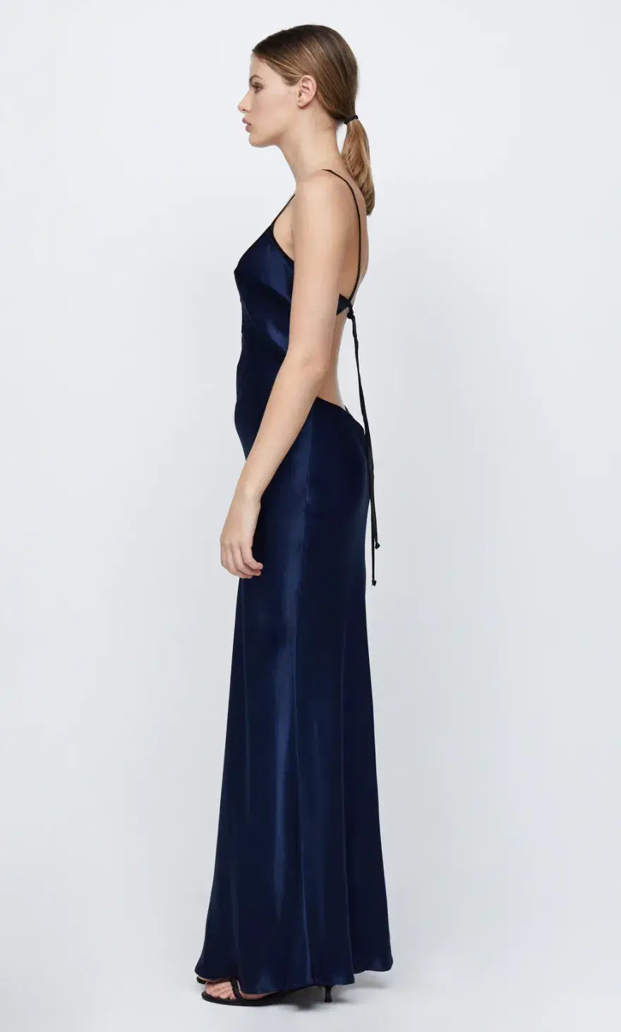 Bec & Bridge Cedar City Maxi Dress Navy Size 8 for rent on The Volte - main image