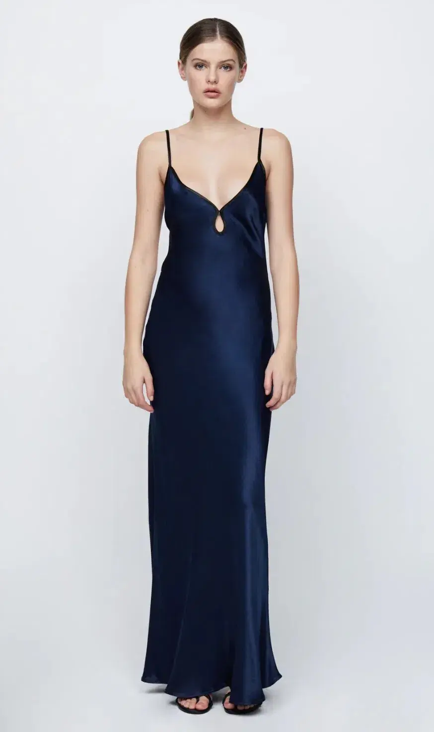 Bec & Bridge Cedar City Maxi Dress Navy Size 8 for rent on The Volte - main image