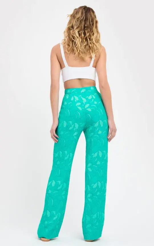 Kookai Annika Pants Aqua Green Size AU 14 - Image 2