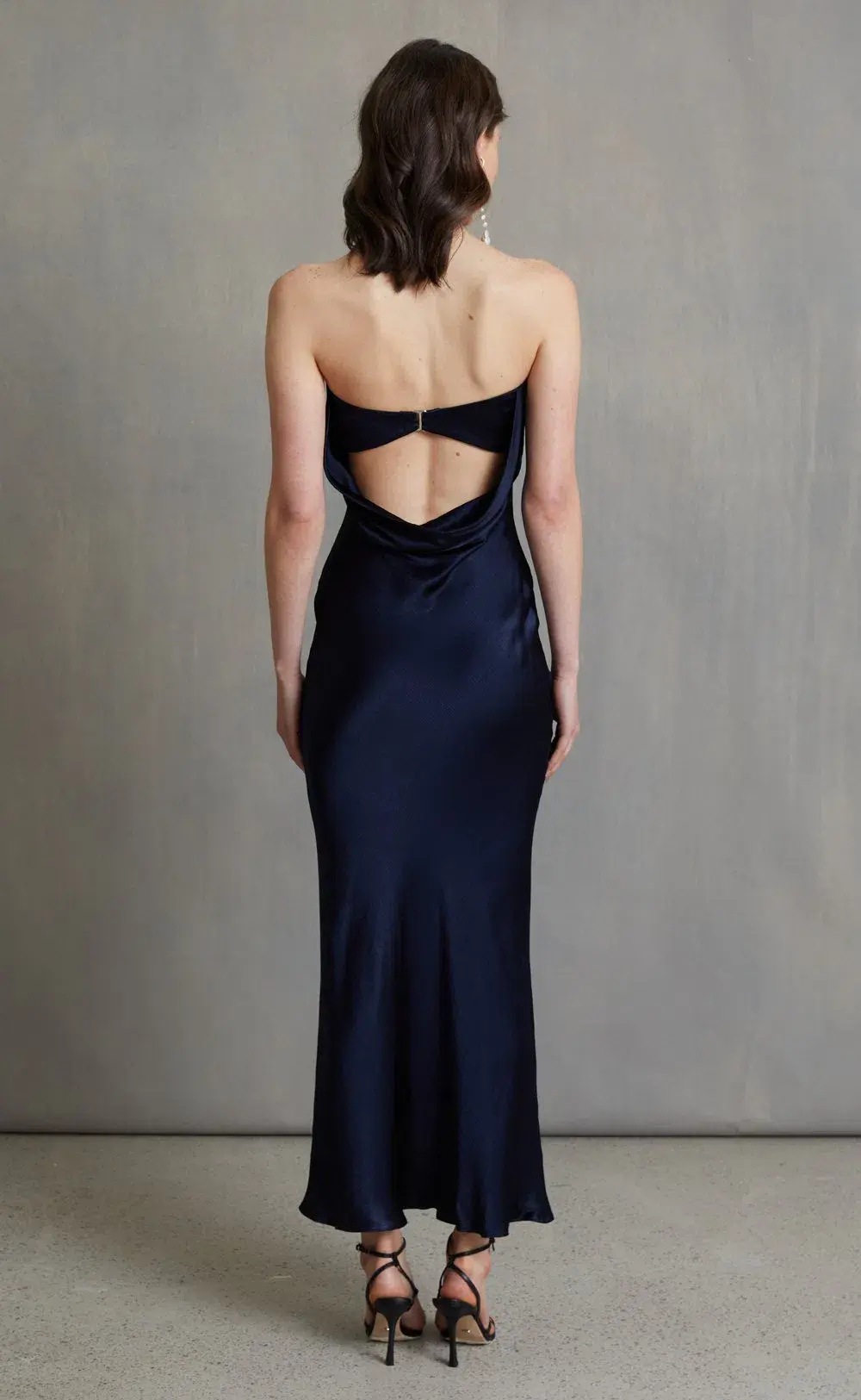 Bec & Bridge Moon Dance Strapless Dress Ink Blue Size 8 - Image 3