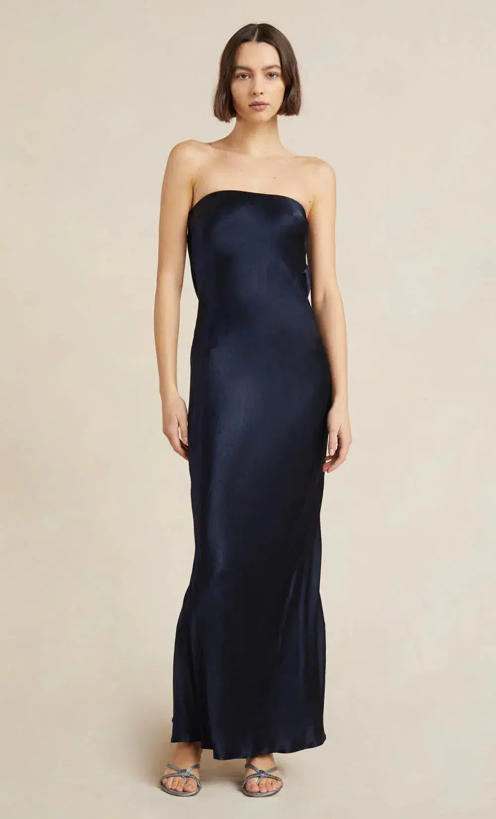 Bec & Bridge Moon Dance Strapless Dress Ink Blue Size 8 - Image 4