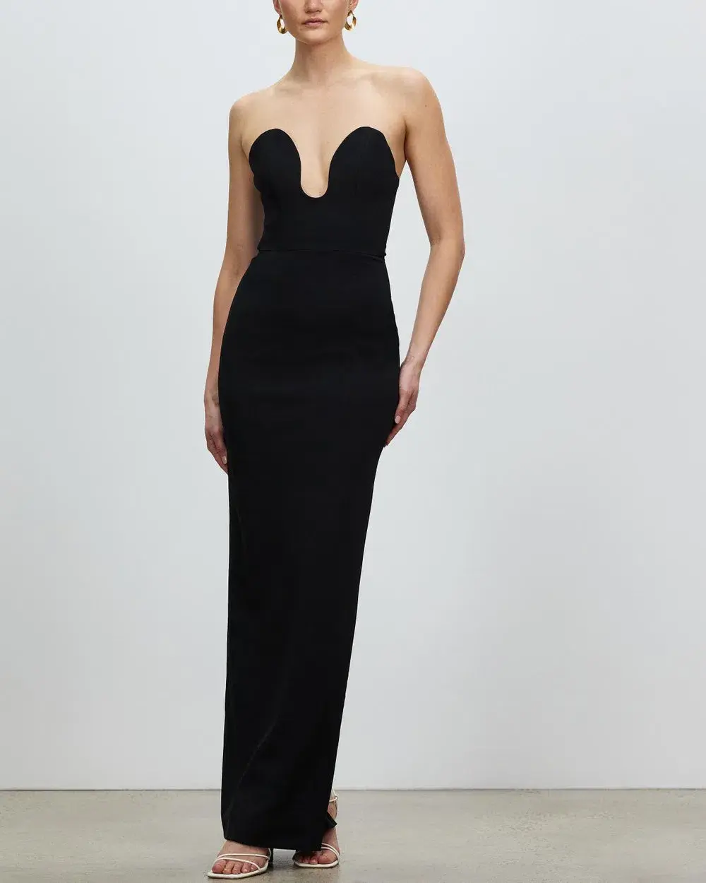 Solace London Audrey Maxi Dress Black Size 8 - Image 3