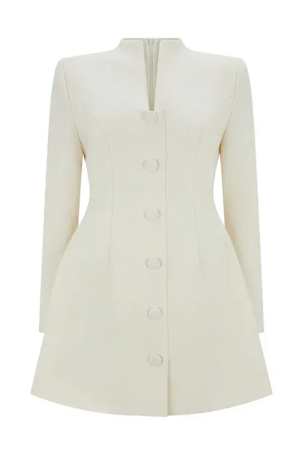 Odd Muse - The Ultimate Muse Long Sleeve Button Down Dress -  Size L (12) for rent on The Volte - main image