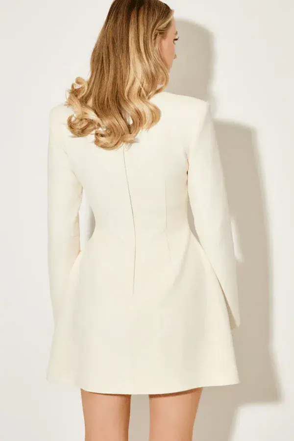 Odd Muse - The Ultimate Muse Long Sleeve Button Down Dress -  Size L (12) for rent on The Volte - main image