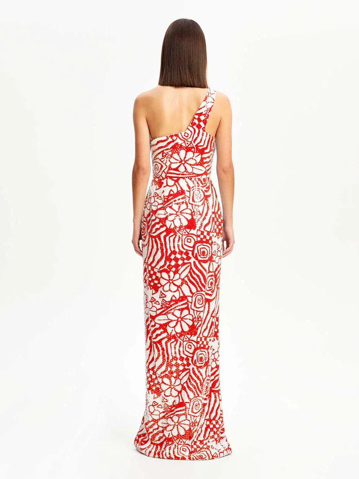 Alice McCall Daisy Daze Gown Salsa Red Size 10 - Image 4