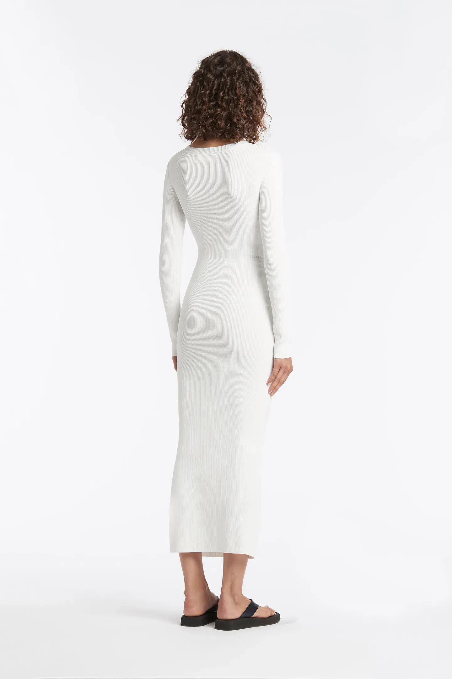 Sir the Label Celena Draped Dress White Size 2/ AU 10 - Image 4