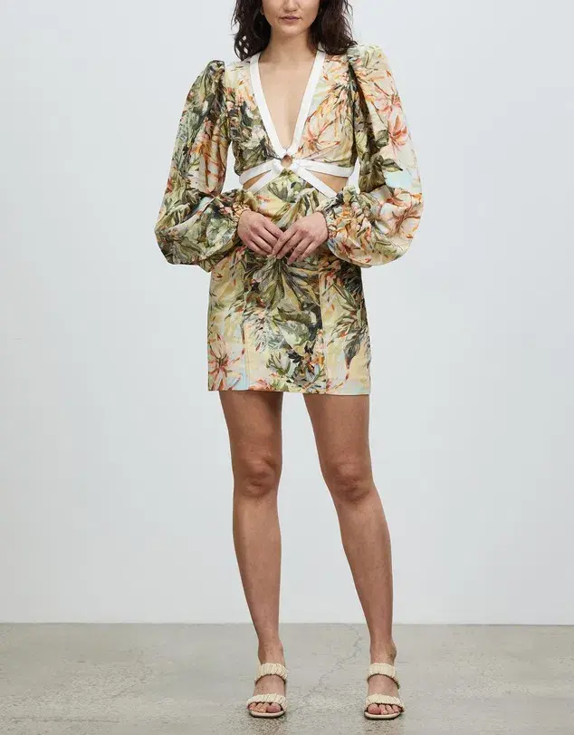 Significant Other Madrid Dress Floral Print Size 8 - Image 1