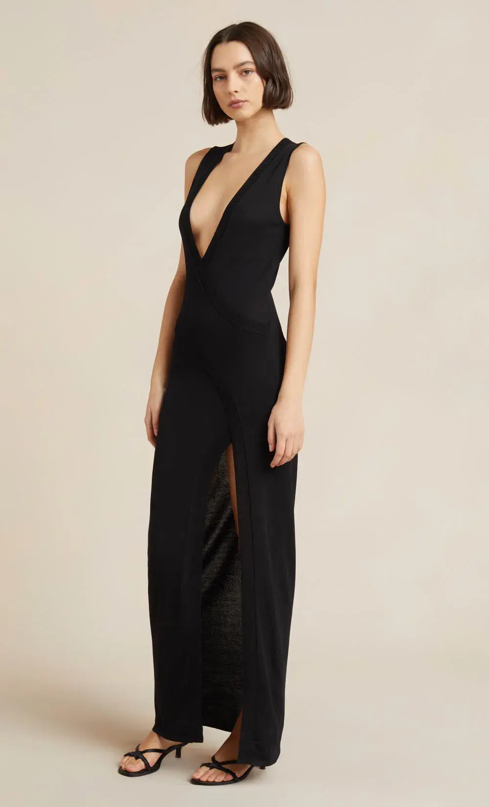 Bec & Bridge Janet Knit Maxi Dress Black Size 10 / M - Image 2