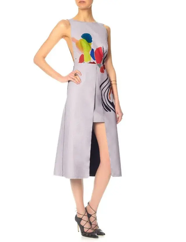 Alice McCall Multi Eye Candy Dress Lavender Size 6 - Image 1