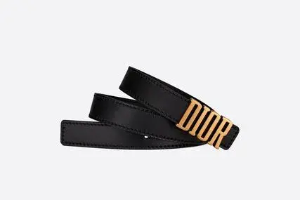 Dior 2022 D Fence Belt Black 80cm - Image 3