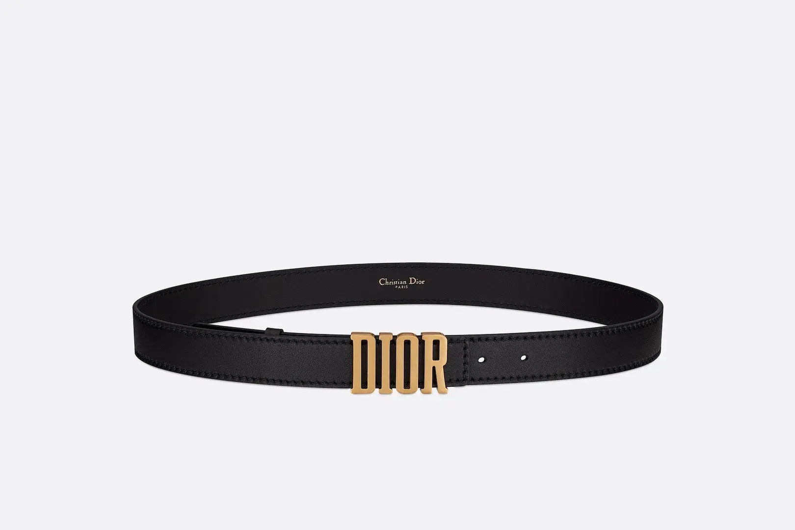 Dior 2022 D Fence Belt Black 80cm - Image 2