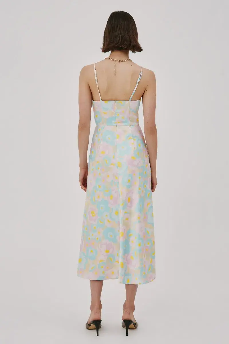 C/MEO Collective Contempo Short Sleeve Dress Butter Blurred Floral Size XXS / Au 4 - Image 2