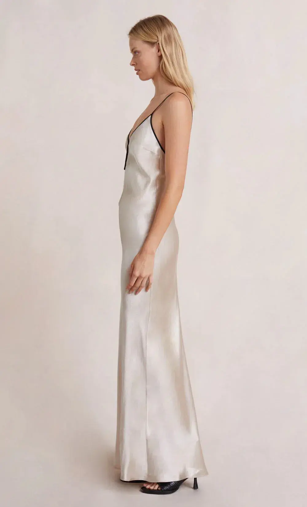 Bec & Bridge Kara Keyhole Maxi Dress Sand Size 10  - Image 2