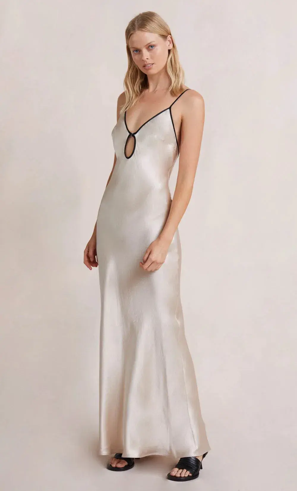 Bec & Bridge Kara Keyhole Maxi Dress Sand Size 10  - Image 11