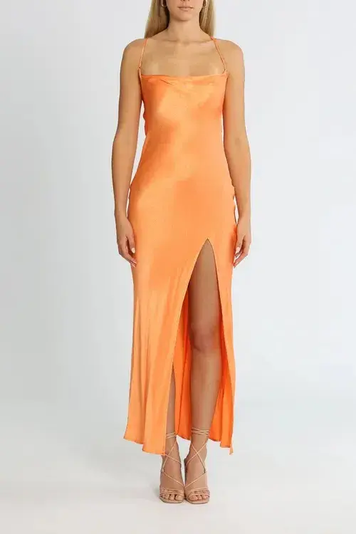 Bec & Bridge Annika Cowl Gown Sorbet Size 8  - Image 6