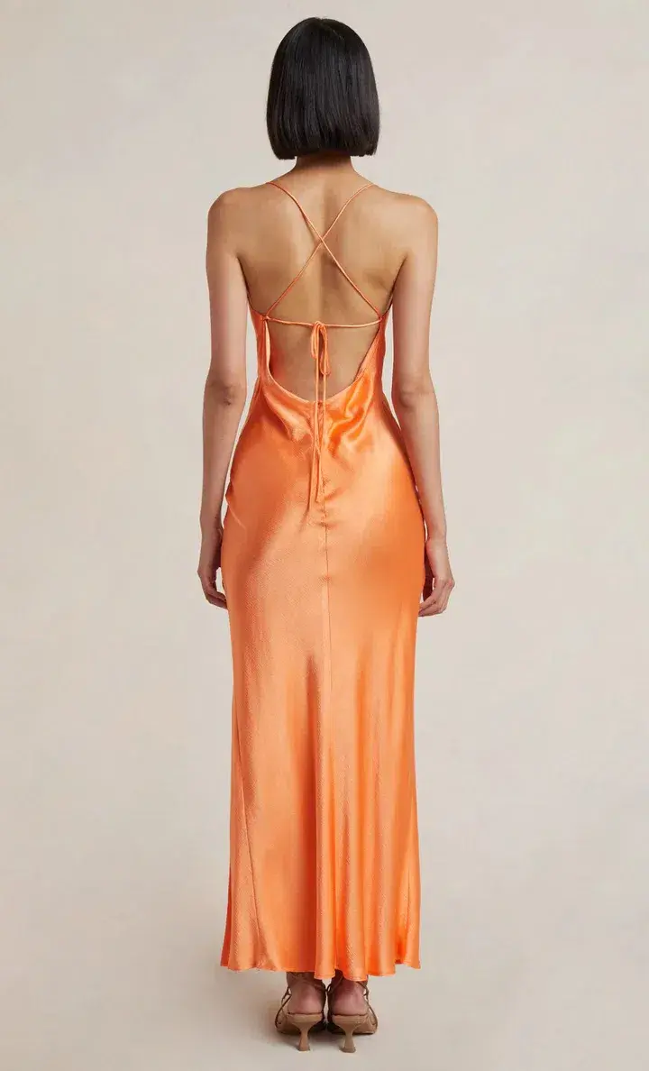 Bec & Bridge Annika Cowl Gown Sorbet Size 8  - Image 3