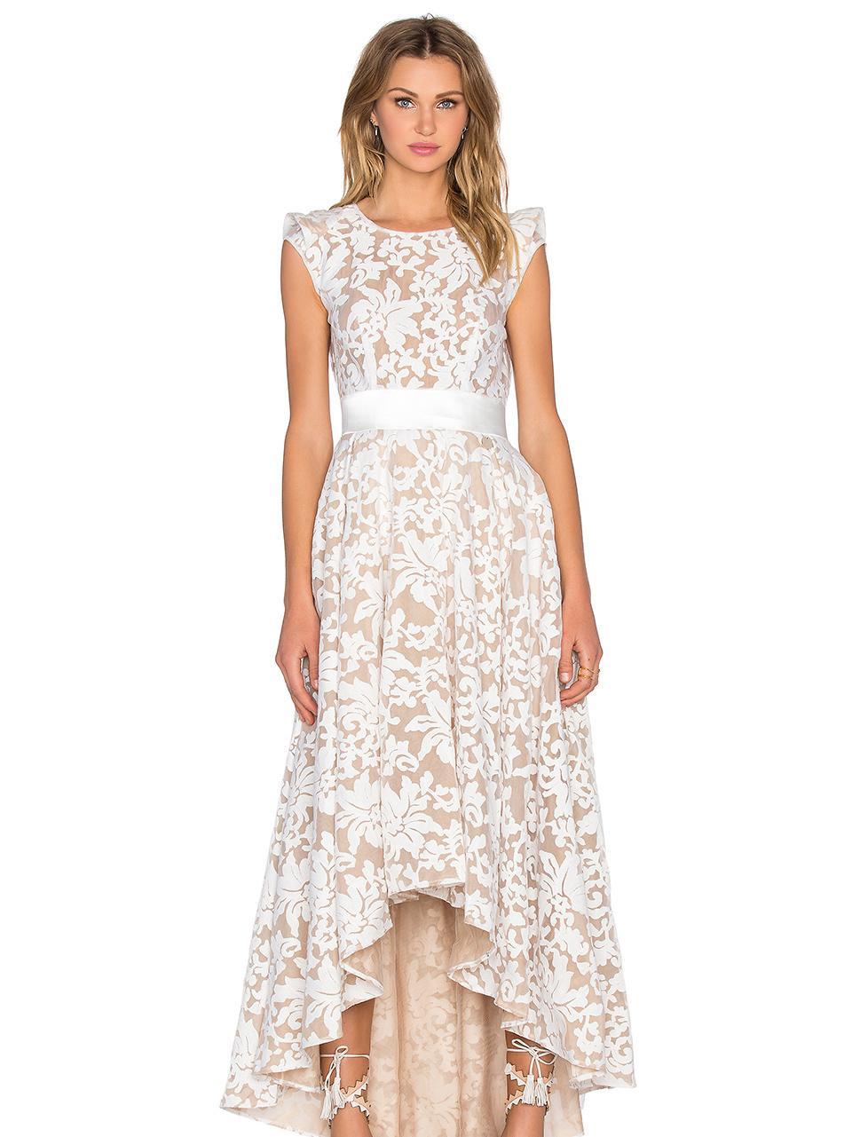 Bronx & Banco Bohem Nude Print Dress Nude Size 10 for rent on The Volte - main image