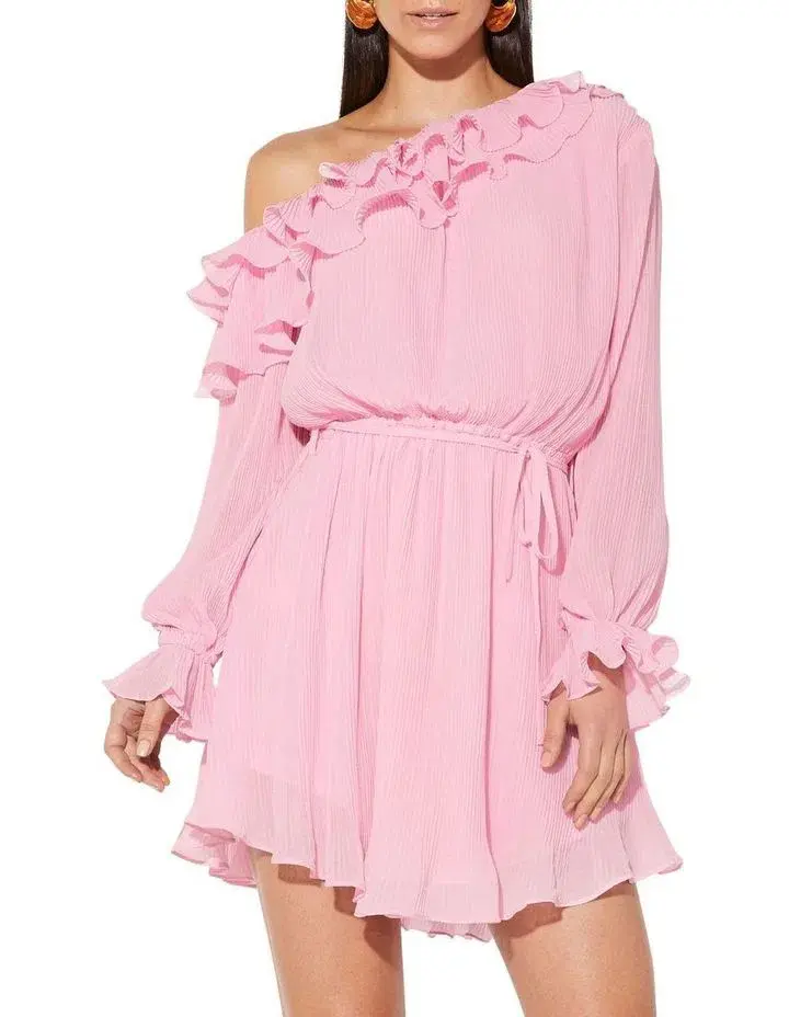 Mossman  A Slice of Heaven Mini Dress Pink Size 8 - Image 2