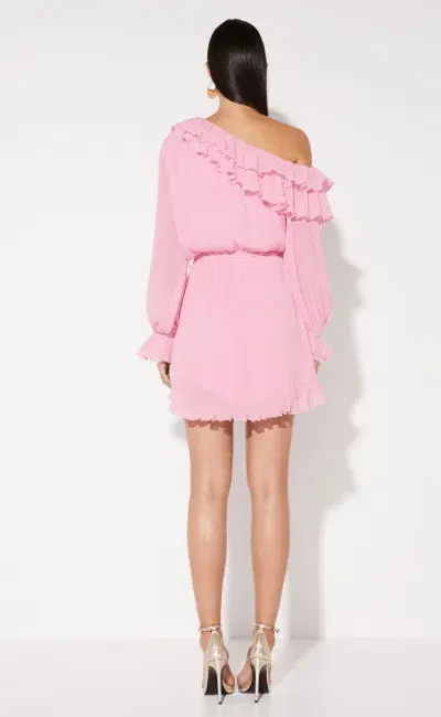 Mossman  A Slice of Heaven Mini Dress Pink Size 8 - Image 3