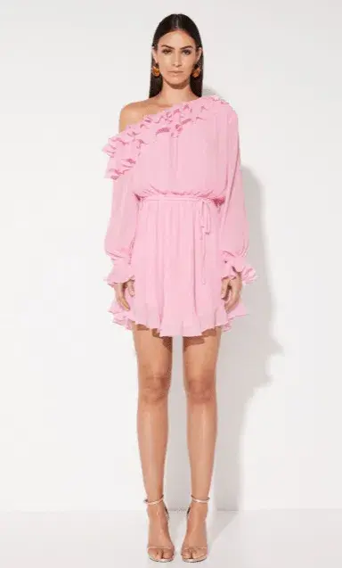 Mossman  A Slice of Heaven Mini Dress Pink Size 8 - Image 5