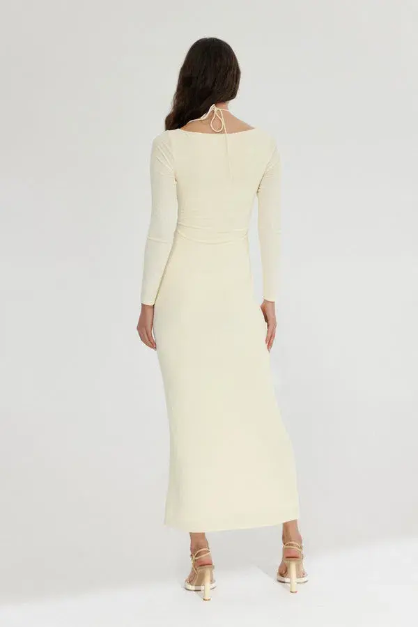 Significant Other Marie Dress Butter Yellow Size 6 - Image 3